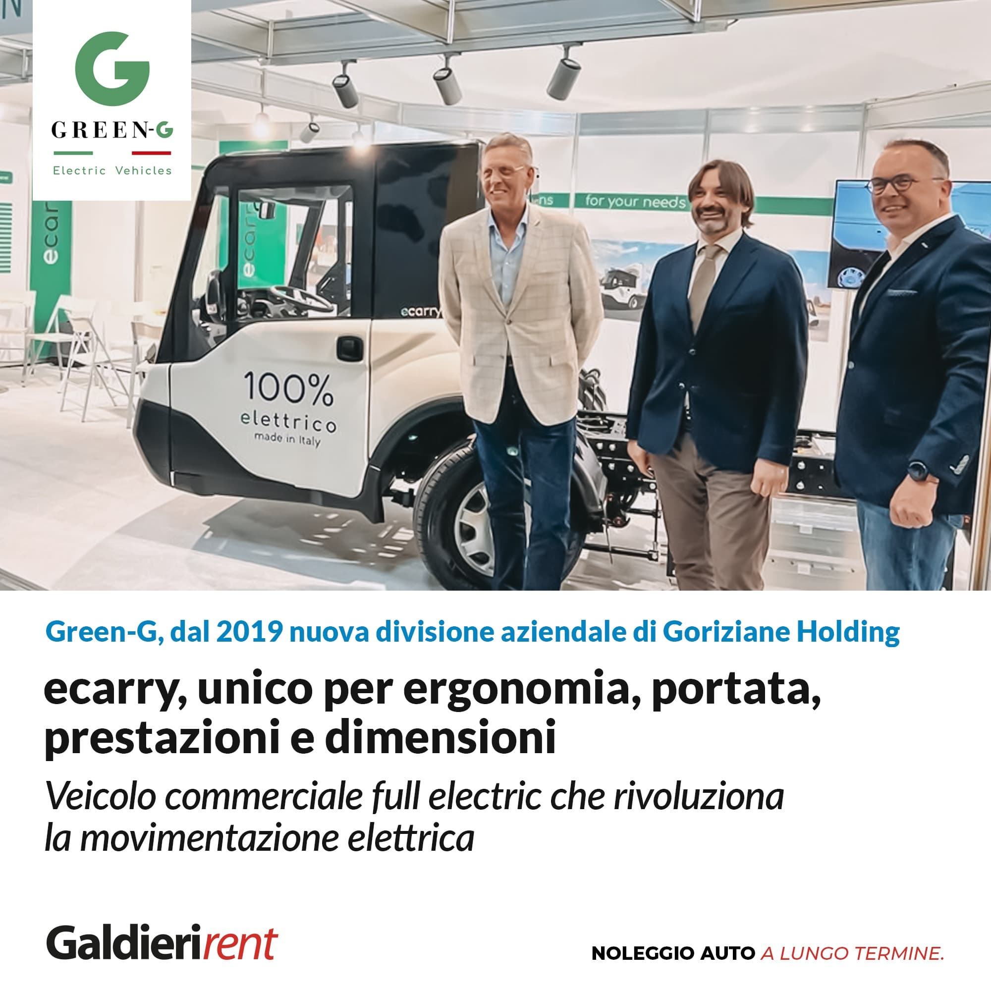Green-G crea l'unico veicolo commerciale full elettric