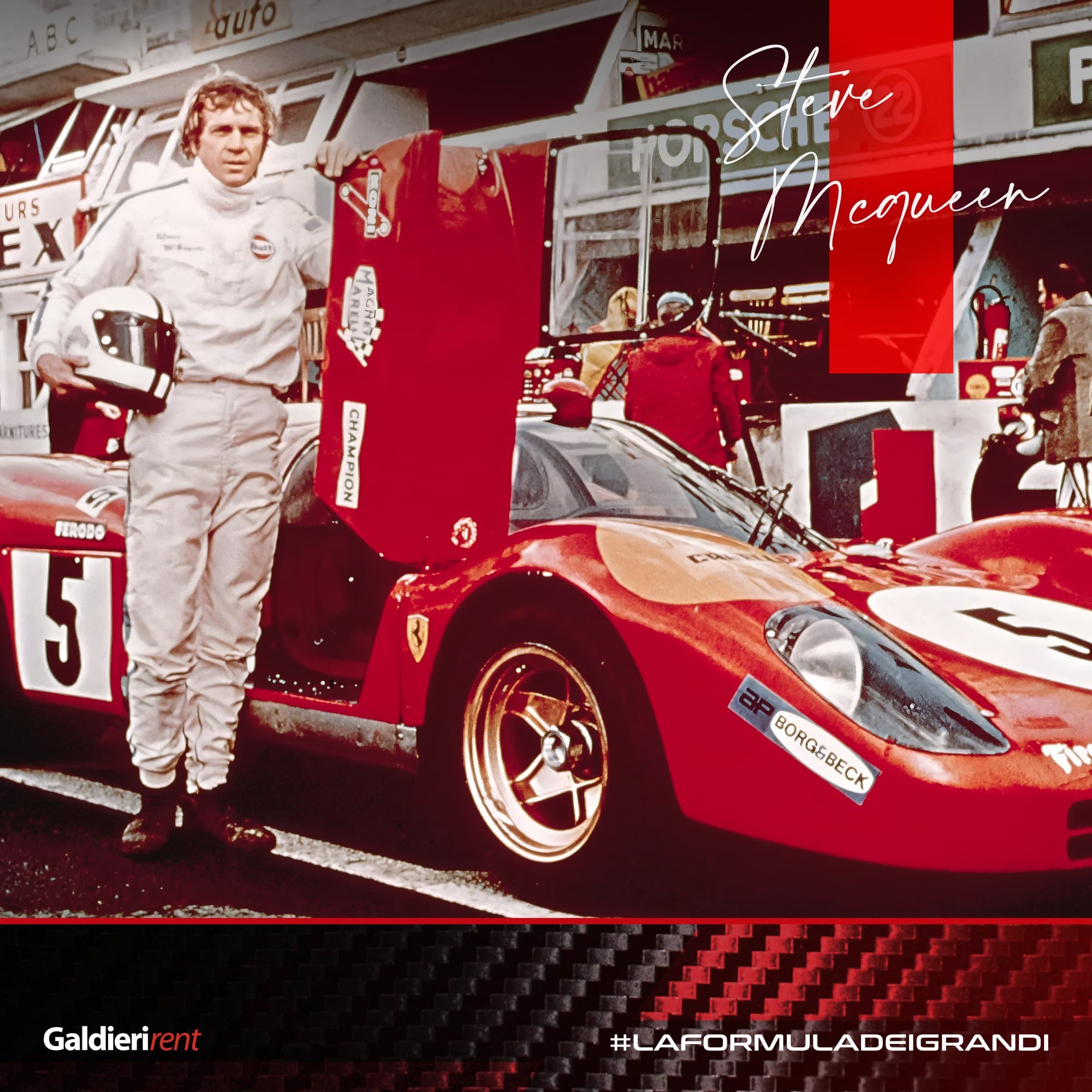 Steve McQueen, l’attore amante delle corse