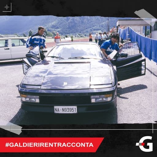 Una Ferrari Nera per Maradona il Pibe de oro.