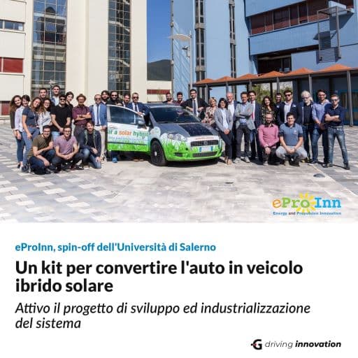 Un kit per convertire l'auto in veicolo ibrido solare