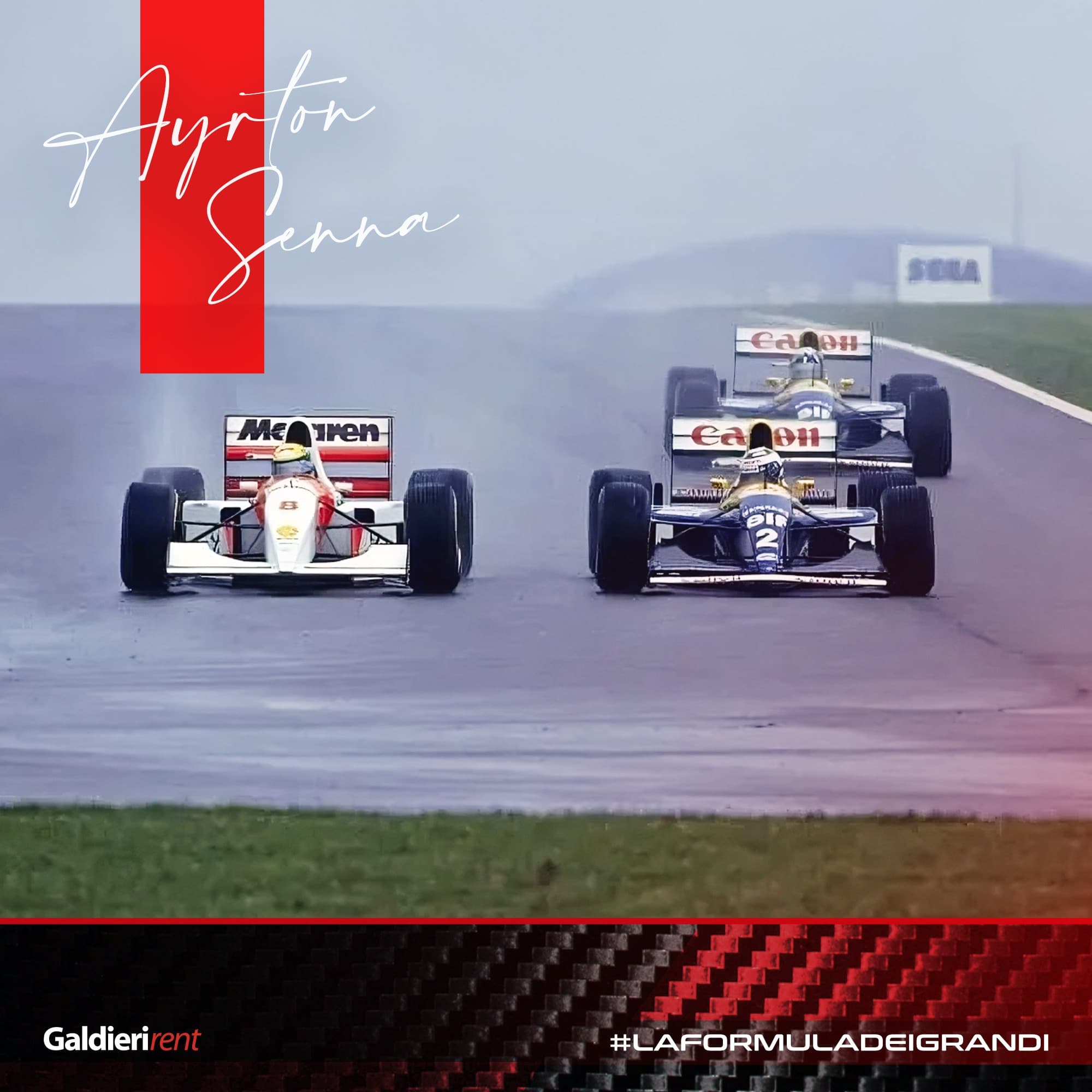 Ayrton Senna e quel giorno di pioggia a Donington