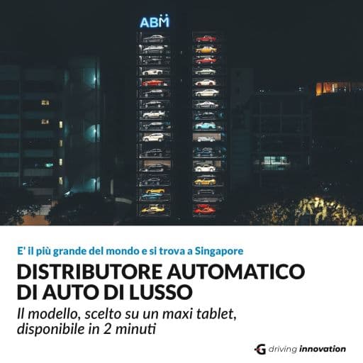A Singapore il distributore automatico di auto di lusso