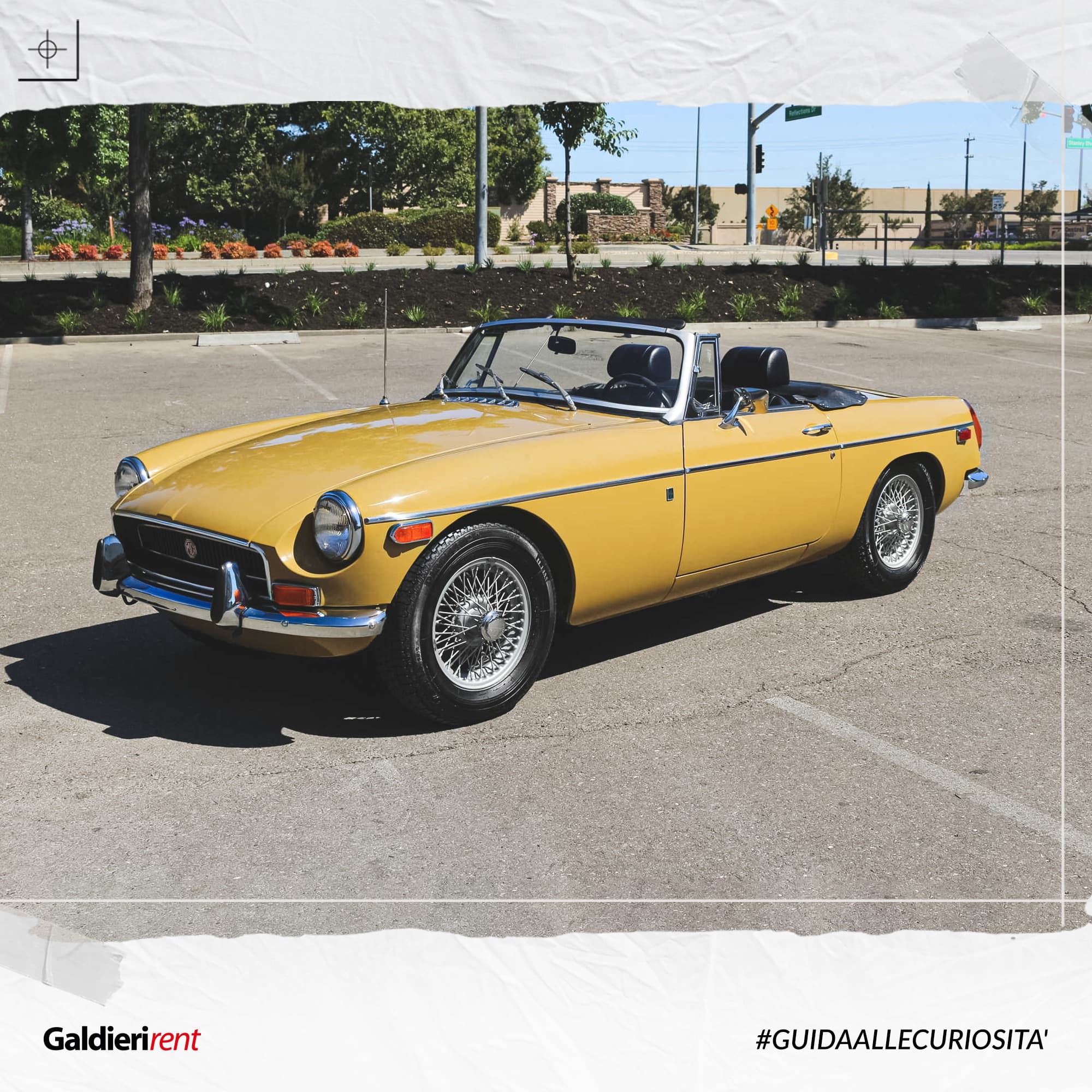 MG B, brillante spider sessantenne