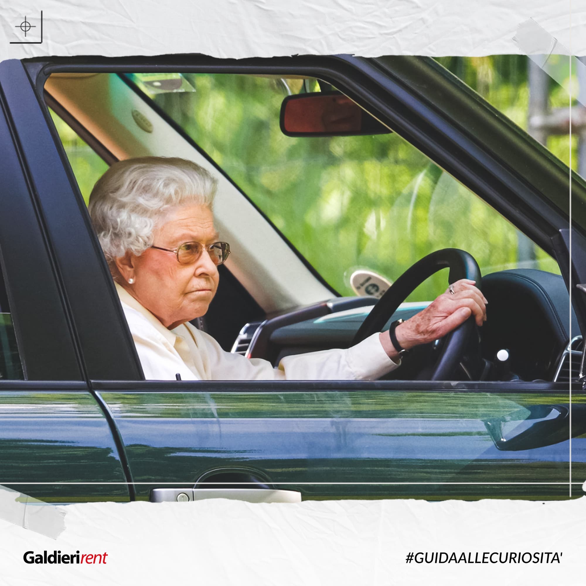 Regina Elisabetta, era l’unica a guidare senza patente.