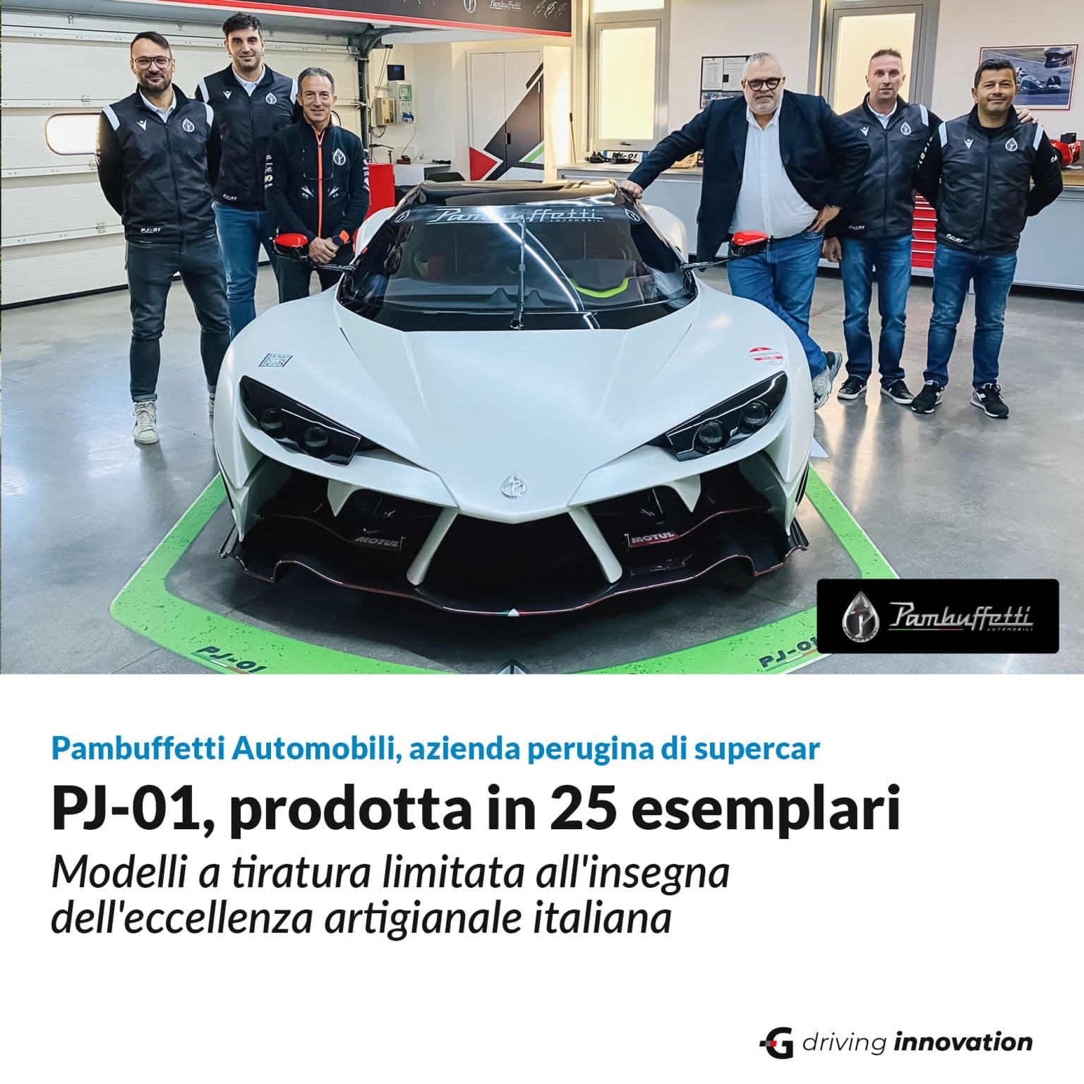 Pambuffetti Automobili, azienda perugina di supercar