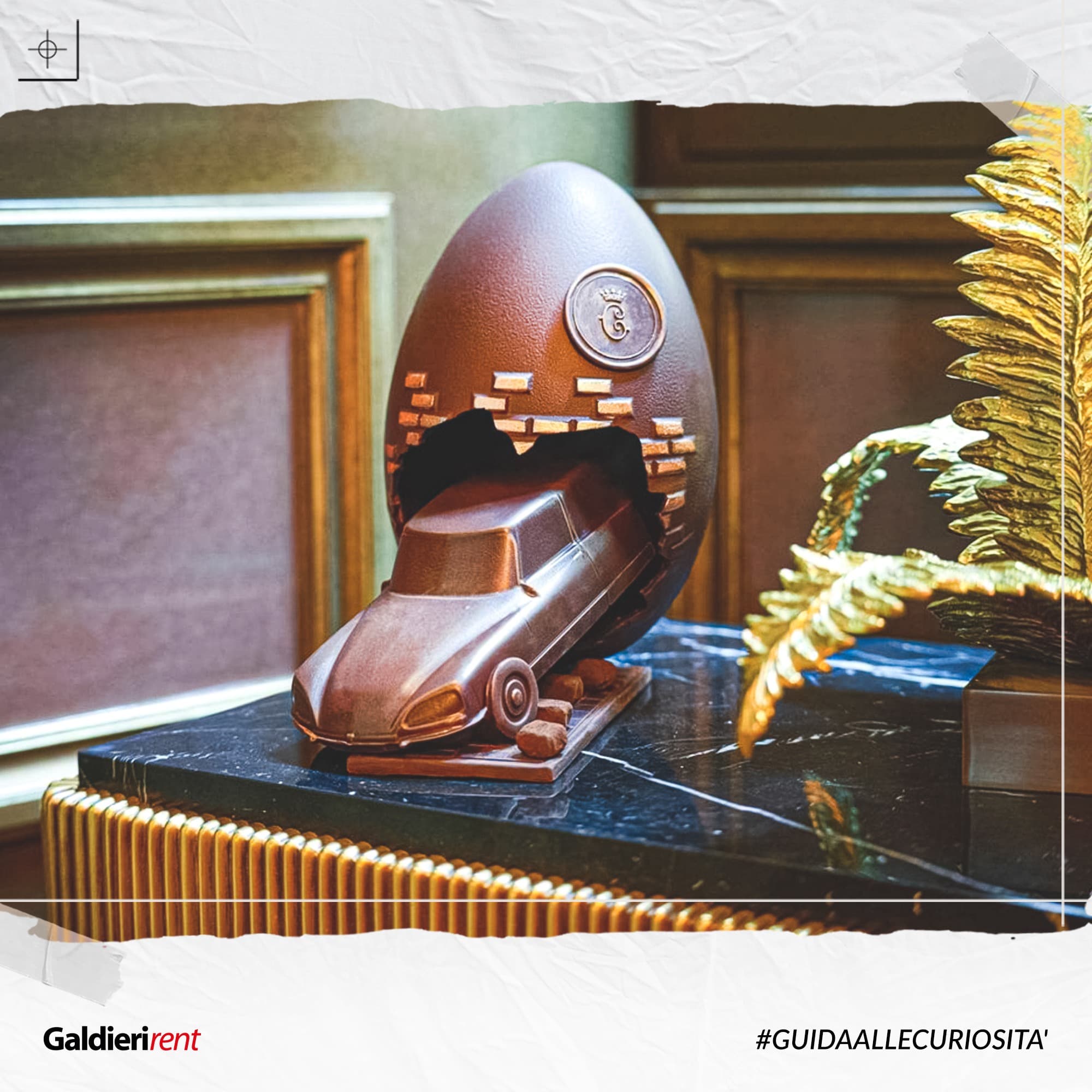 Quando dall’uovo di cioccolato esce l’auto vintage