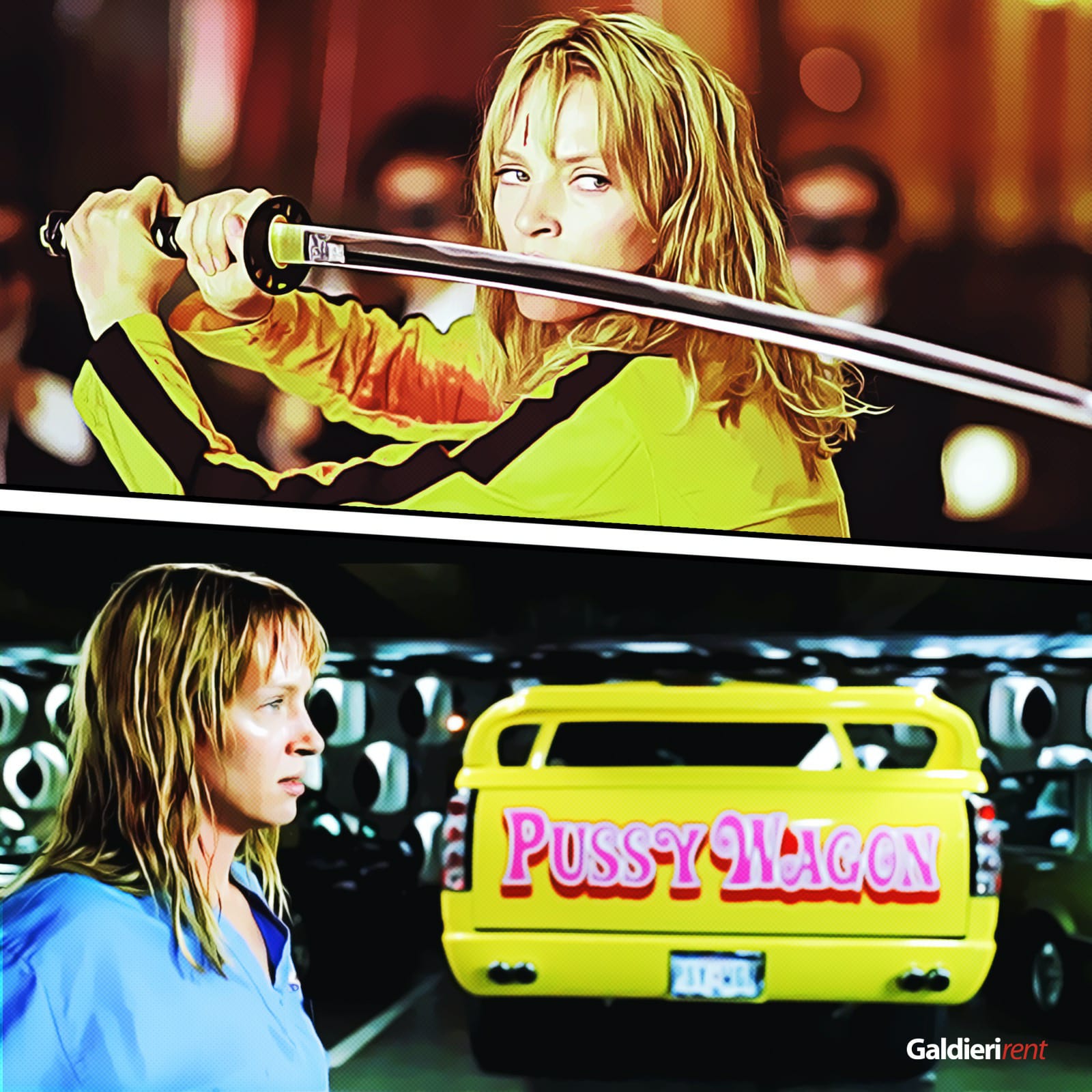 Il Pussy Wagon in Kill Bill - #noileggiamo - Galdieri Rent Blog