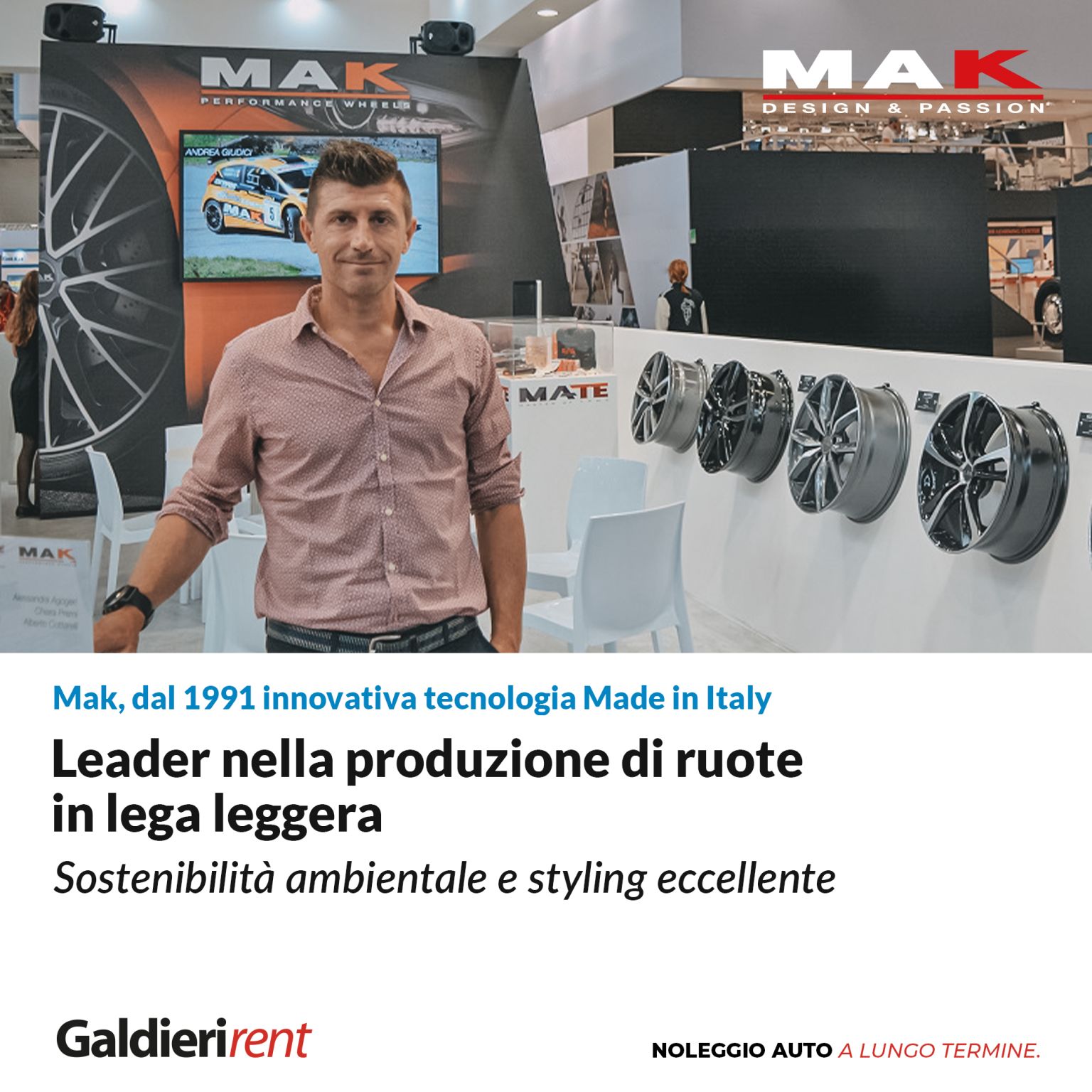 Mak: leader nella produzione di ruote in lega leggera
