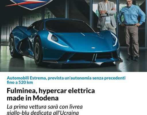 Estrema: nasce Fulminea prima hypercar elettrica made in Modena