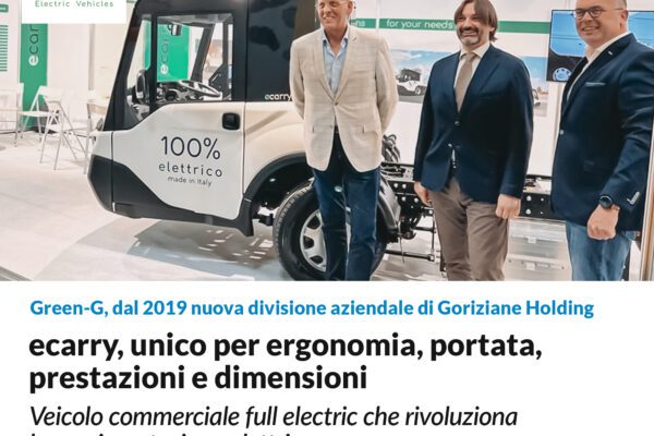 Green-G crea l’unico veicolo commerciale full elettric