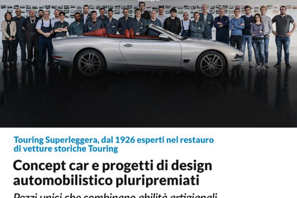 Touring Superleggera: concept car e progetti di design automobilistico pluripremiati