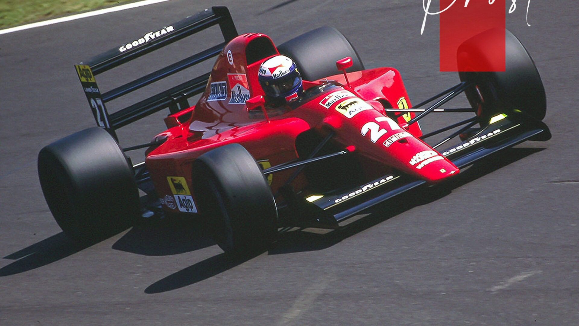 Prost e la Ferrari ‘Camion’