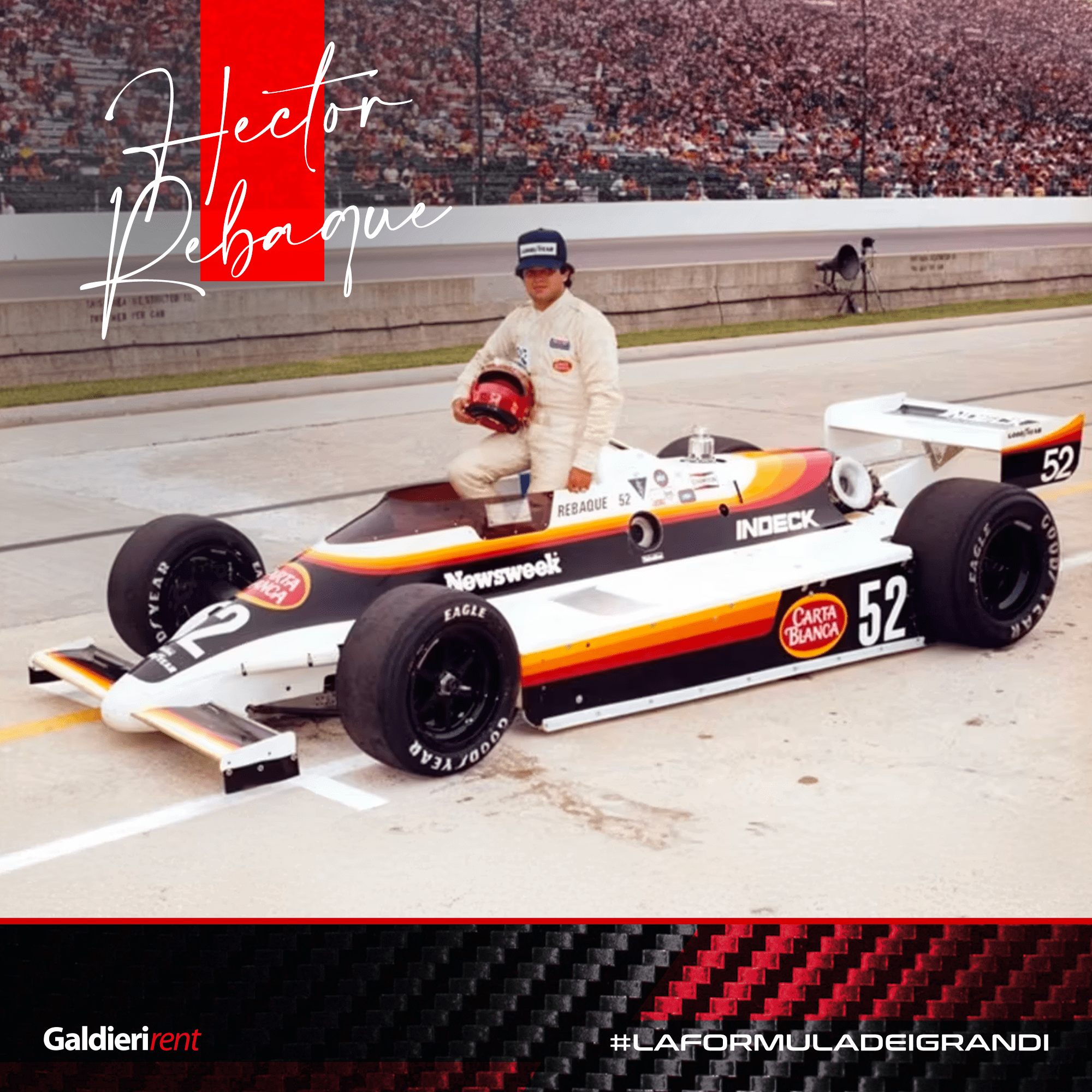 Hector Rebaque, l’appassionato con la ‘valigia’